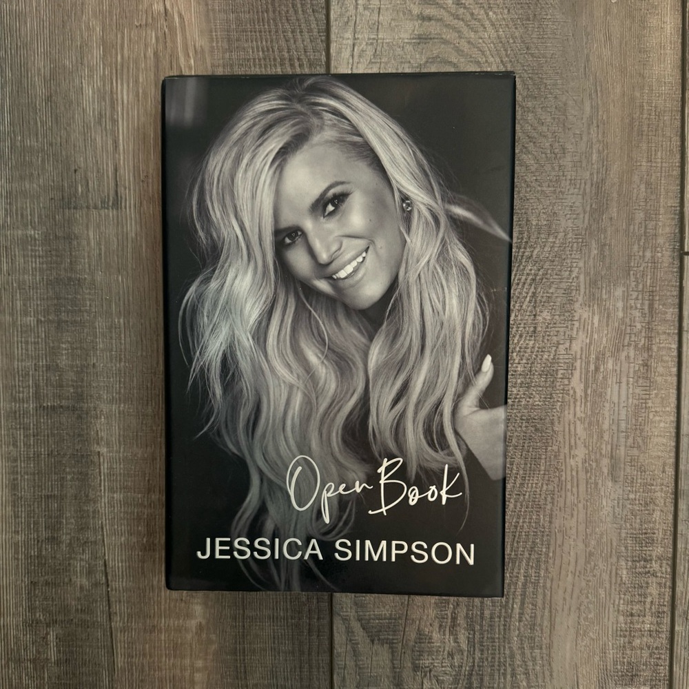 Open Book hardcover book by Jessica Simpson.